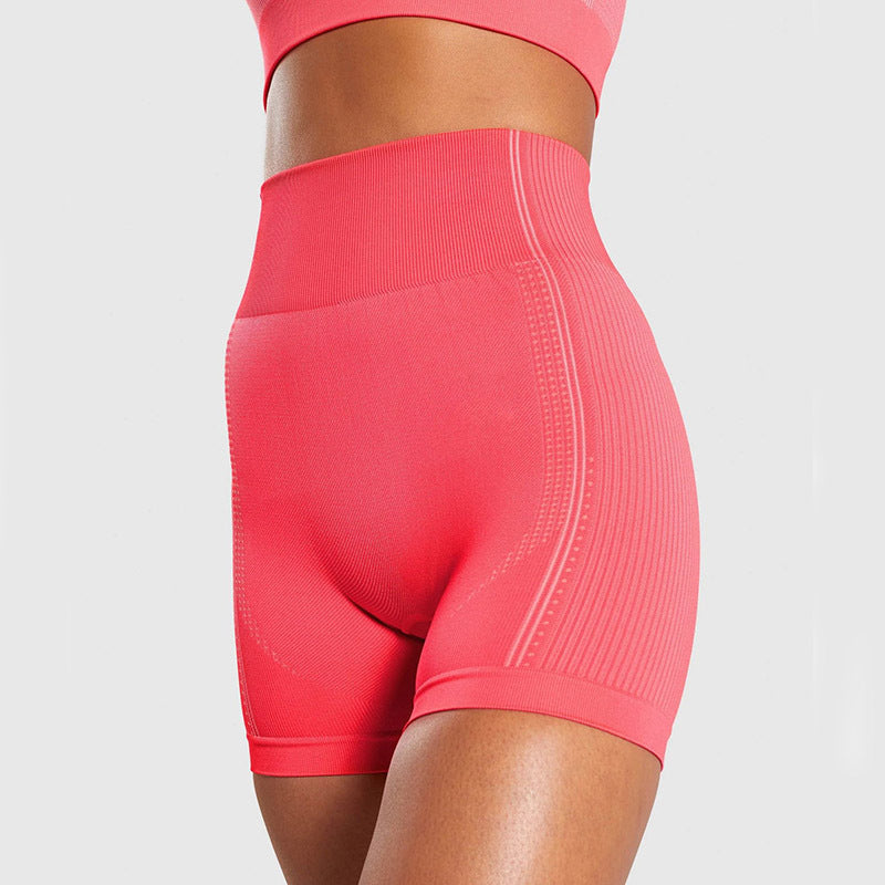 women pink shorts