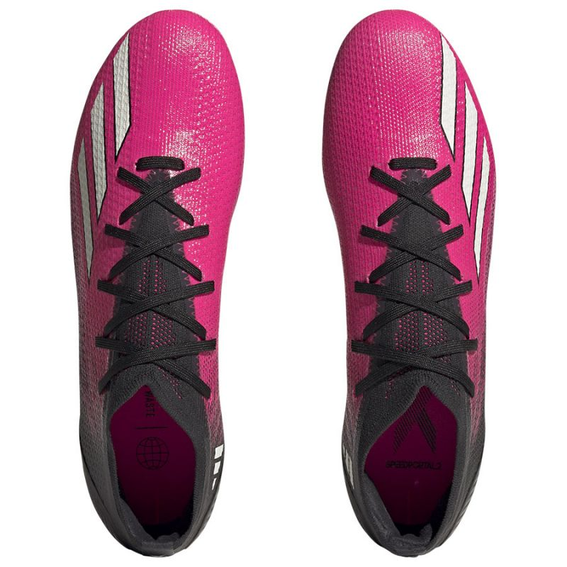 pink football boots