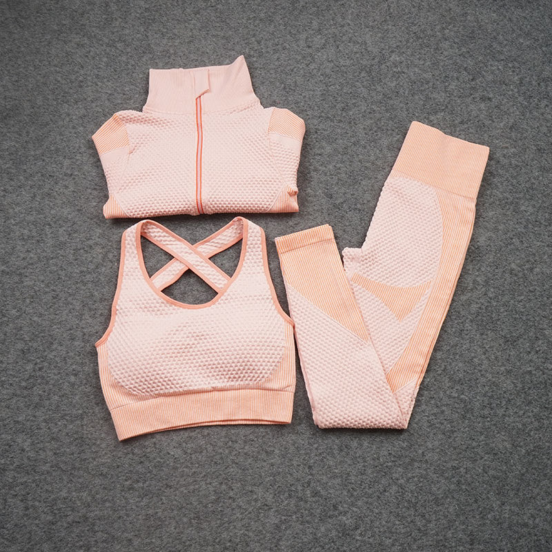 Three piece Stretch Yoga Suit