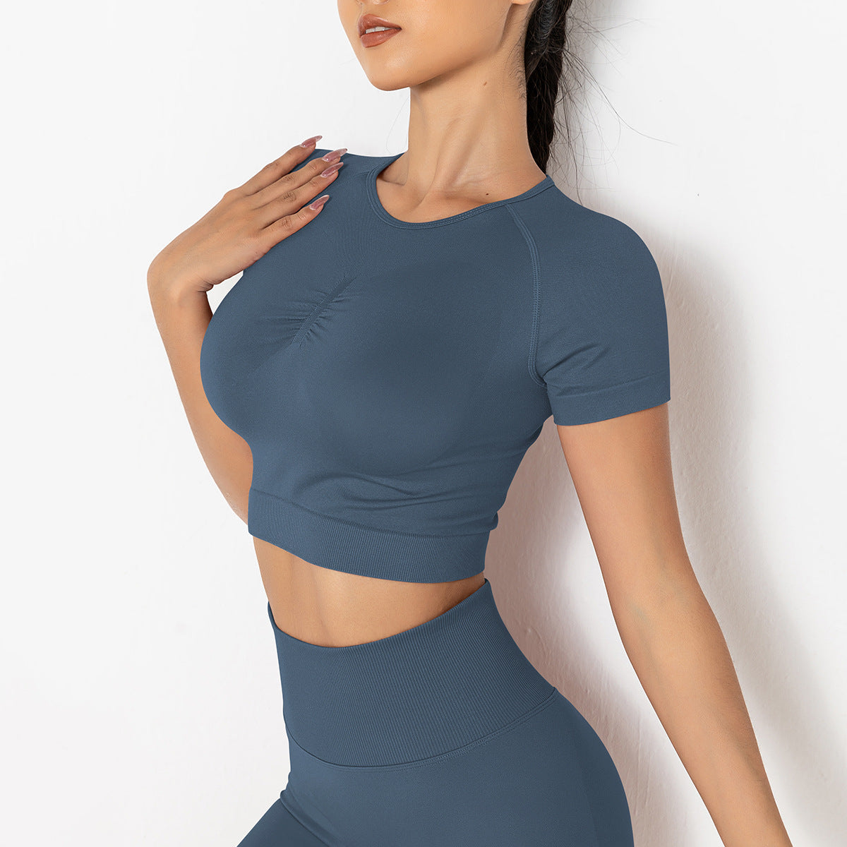 Yoga Wear Short-sleeved
