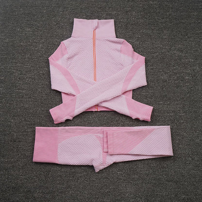 Three piece Stretch Yoga Suit