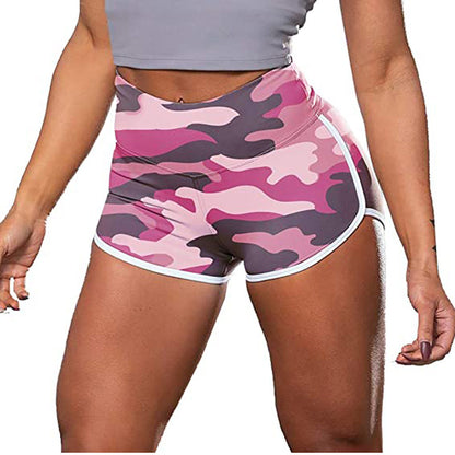 Ladies Camouflage Tie-Dye runningl Shorts