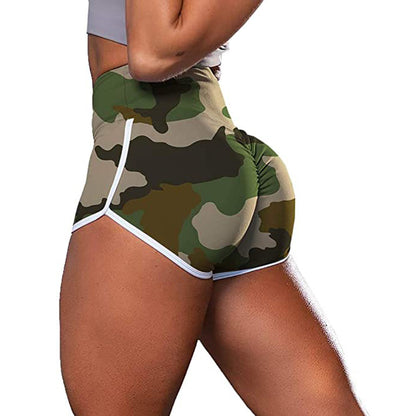 Ladies Camouflage Tie-Dye runningl Shorts