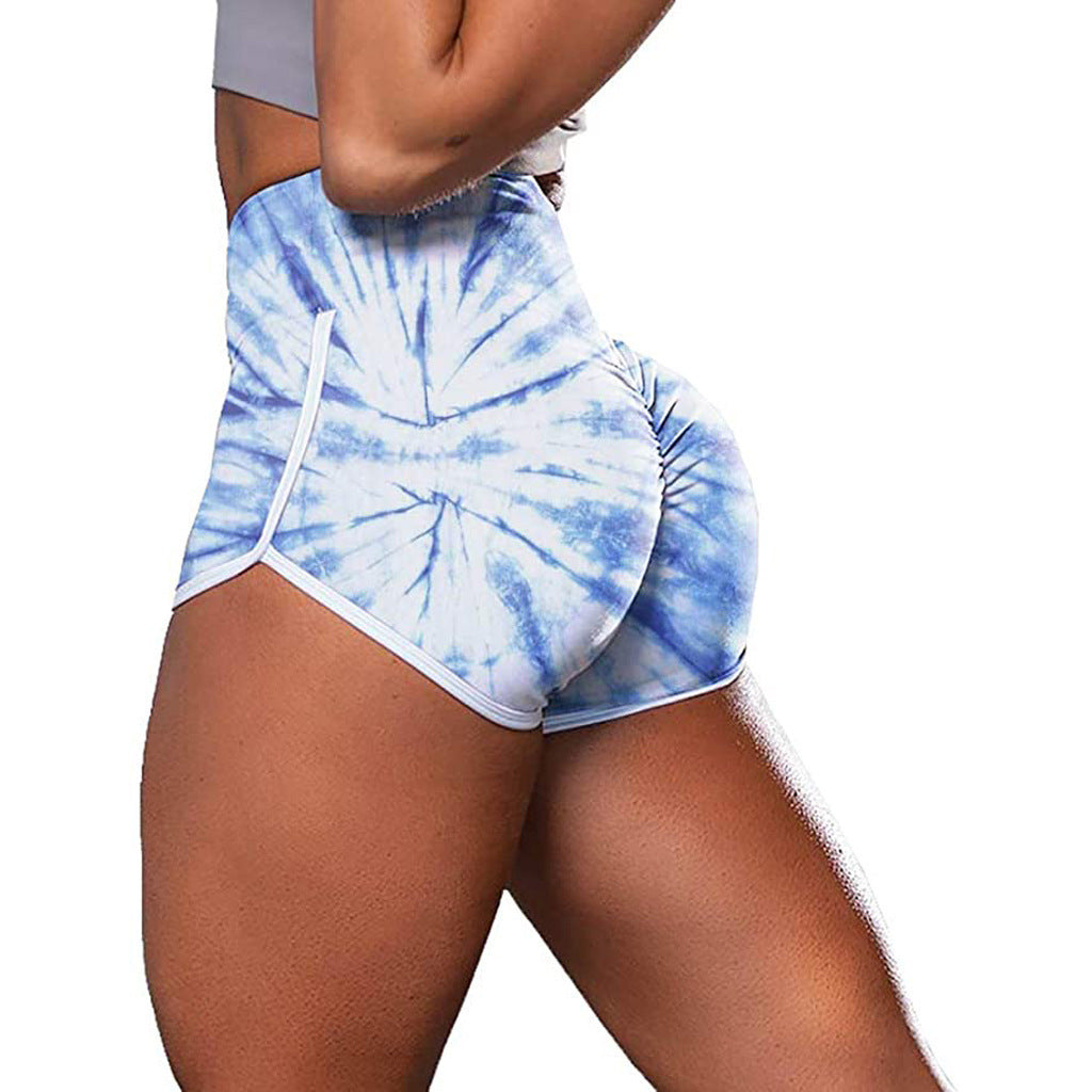 Ladies Camouflage Tie-Dye runningl Shorts