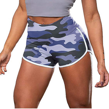 Ladies Camouflage Tie-Dye runningl Shorts