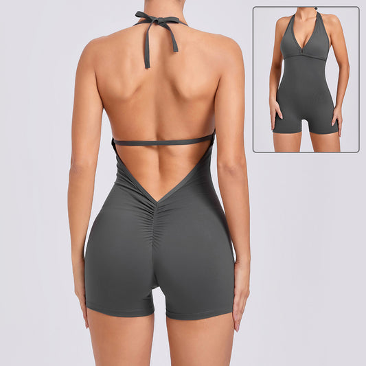 Yoga Halter Neck Jumpsuit