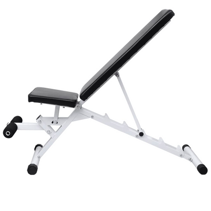 workout bench with weights