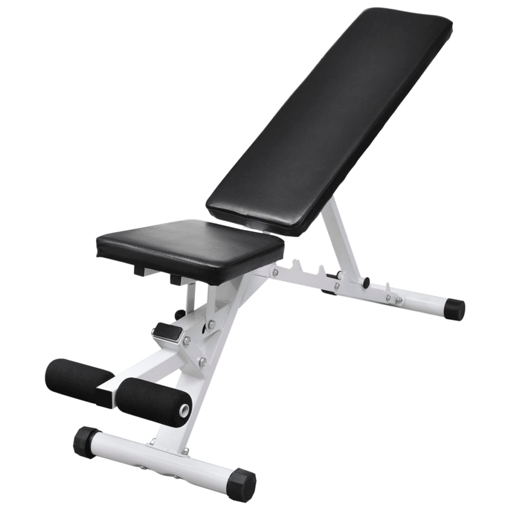 workout bench with weights