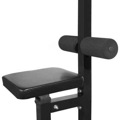 Power Tower with Barbell and Dumbbell Set 30.5 kg | vidaXL