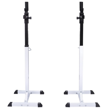 vidaXL Barbell Squat Rack with Barbell and Dumbbell Set 30.5 kg