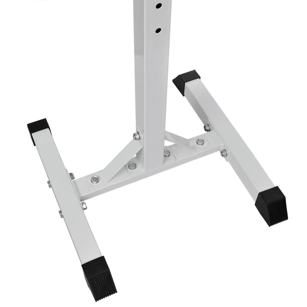 vidaXL Barbell Squat Rack with Barbell and Dumbbell Set 30.5 kg