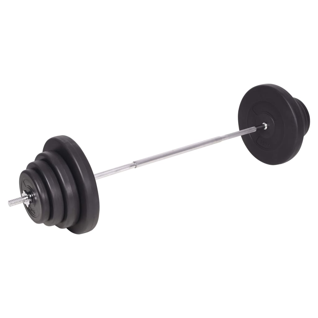 vidaXL Barbell and Dumbbell Set 120 kg