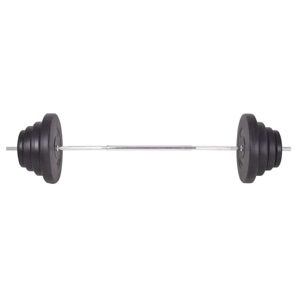 vidaXL Barbell and Dumbbell Set 120 kg