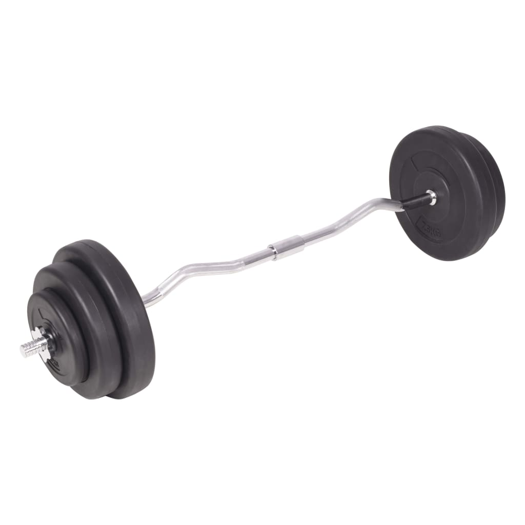 vidaXL Barbell and Dumbbell Set 120 kg