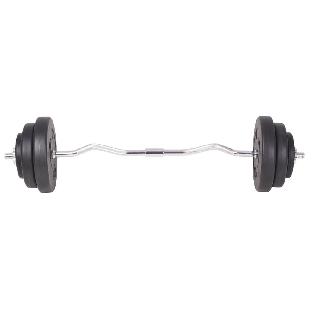 vidaXL Barbell and Dumbbell Set 120 kg