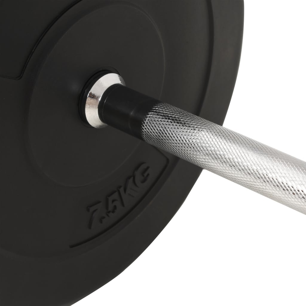 VidaXL 30 kg Barbell Set