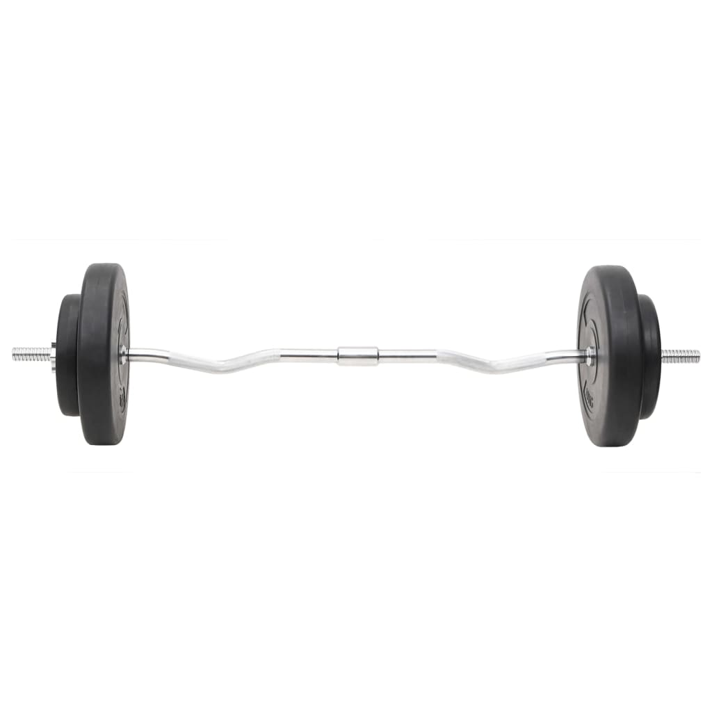 dumbbell and barbell set