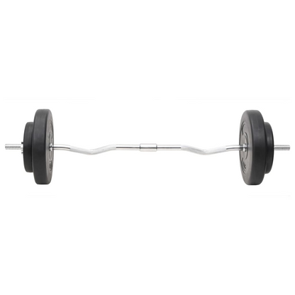 dumbbell and barbell set