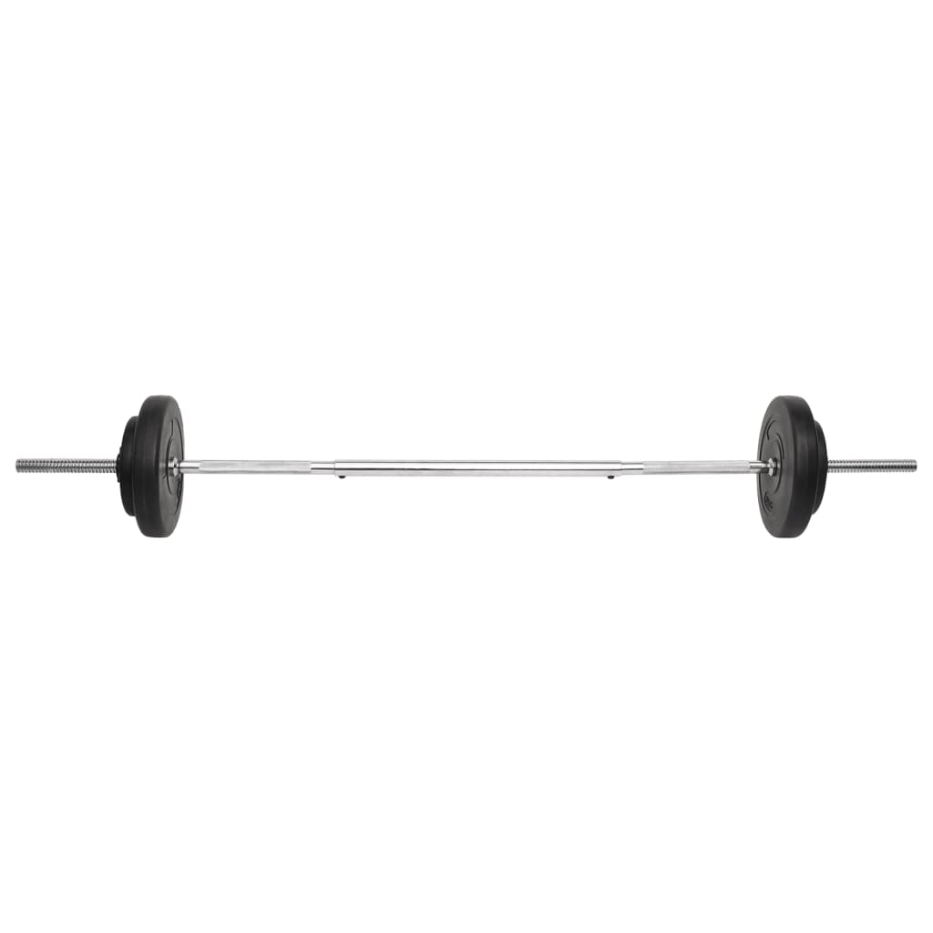 dumbbell and barbell set