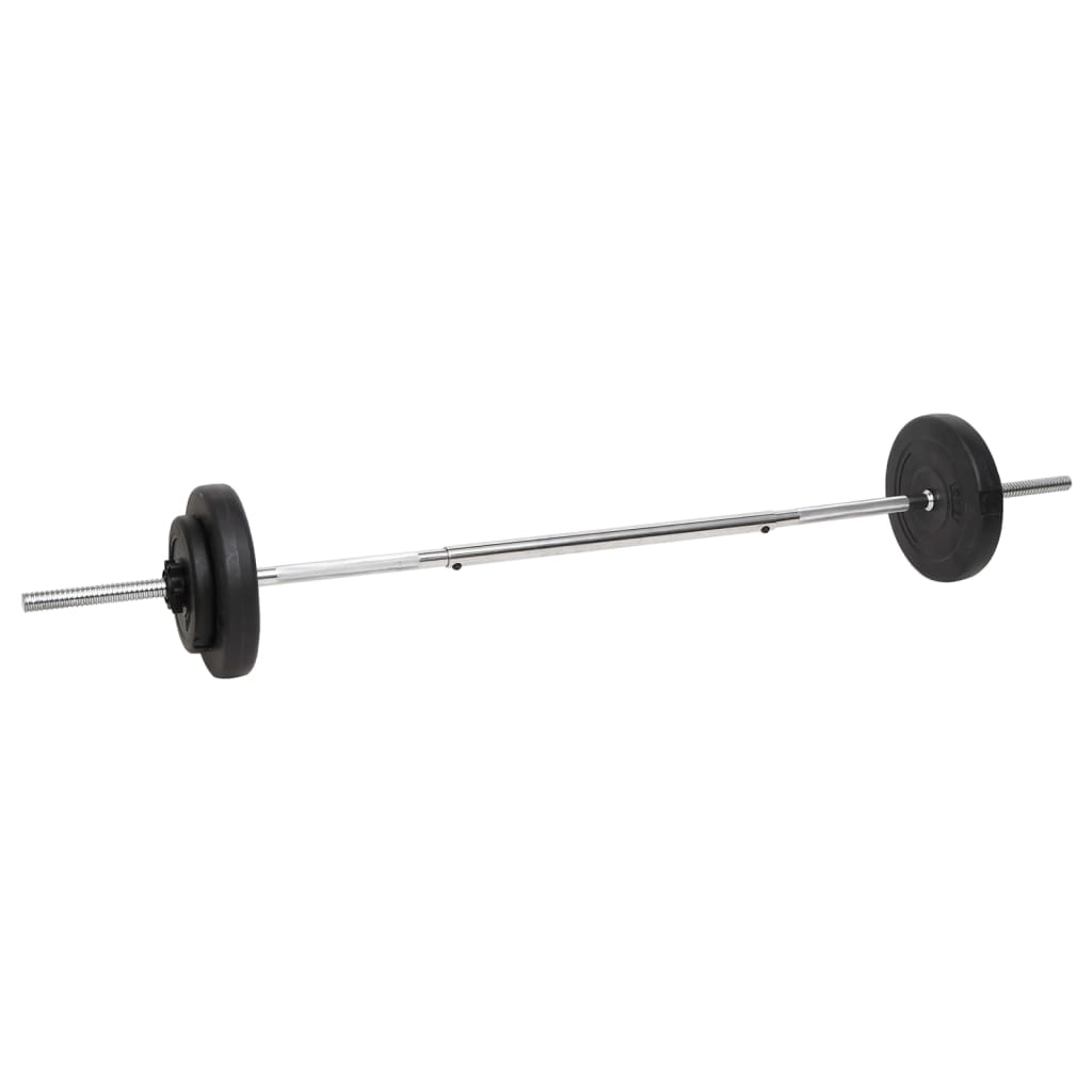 dumbbell and barbell set