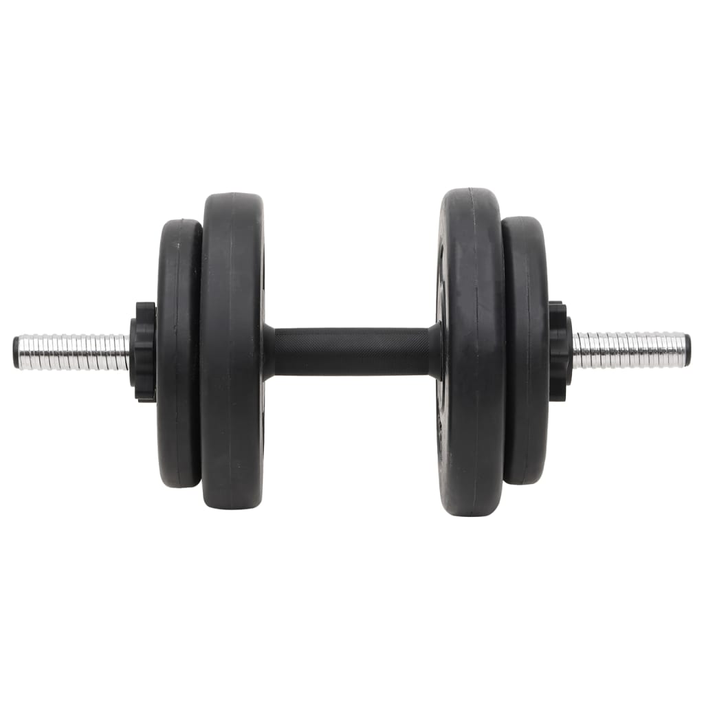 dumbbell and barbell set