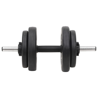 dumbbell and barbell set