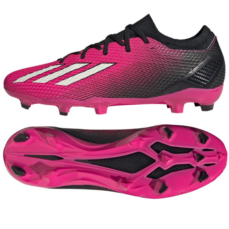 pink football boots