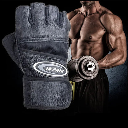 Men Black Leather Gloves