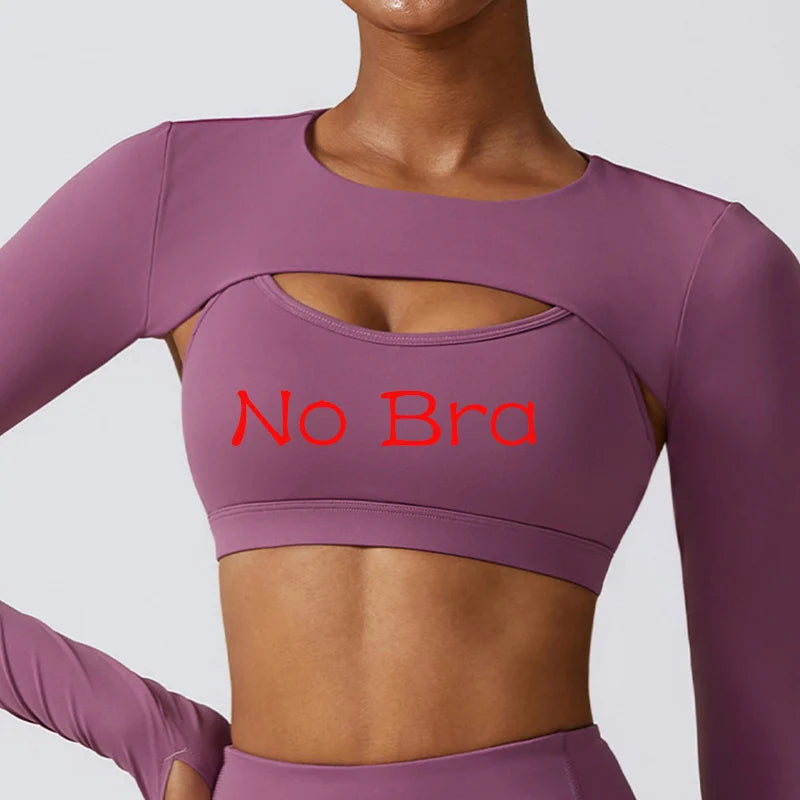 Long Sleeve Yoga Tops