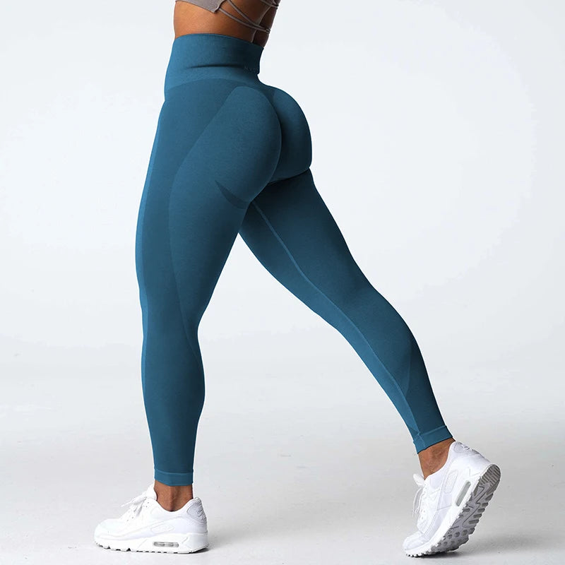 blue yoga pants