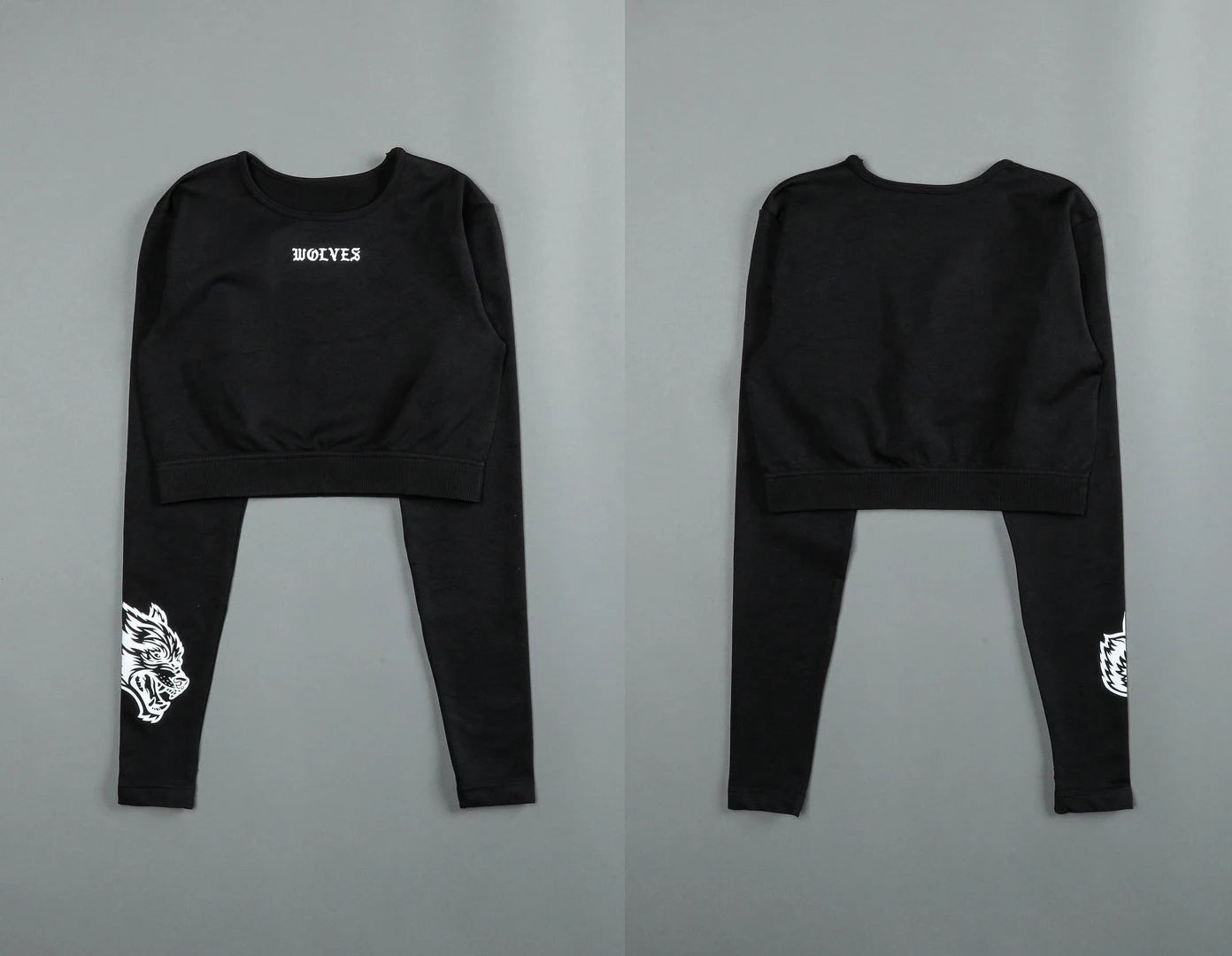 black long sleeve top