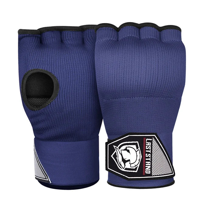 blue boxing gloves