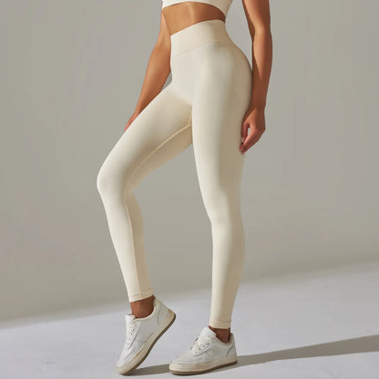 white yoga pants