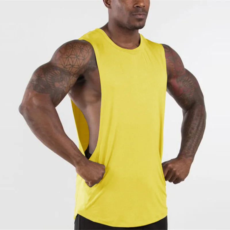 yellow Gym Vest