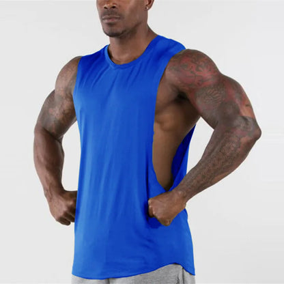 blue Gym Vest