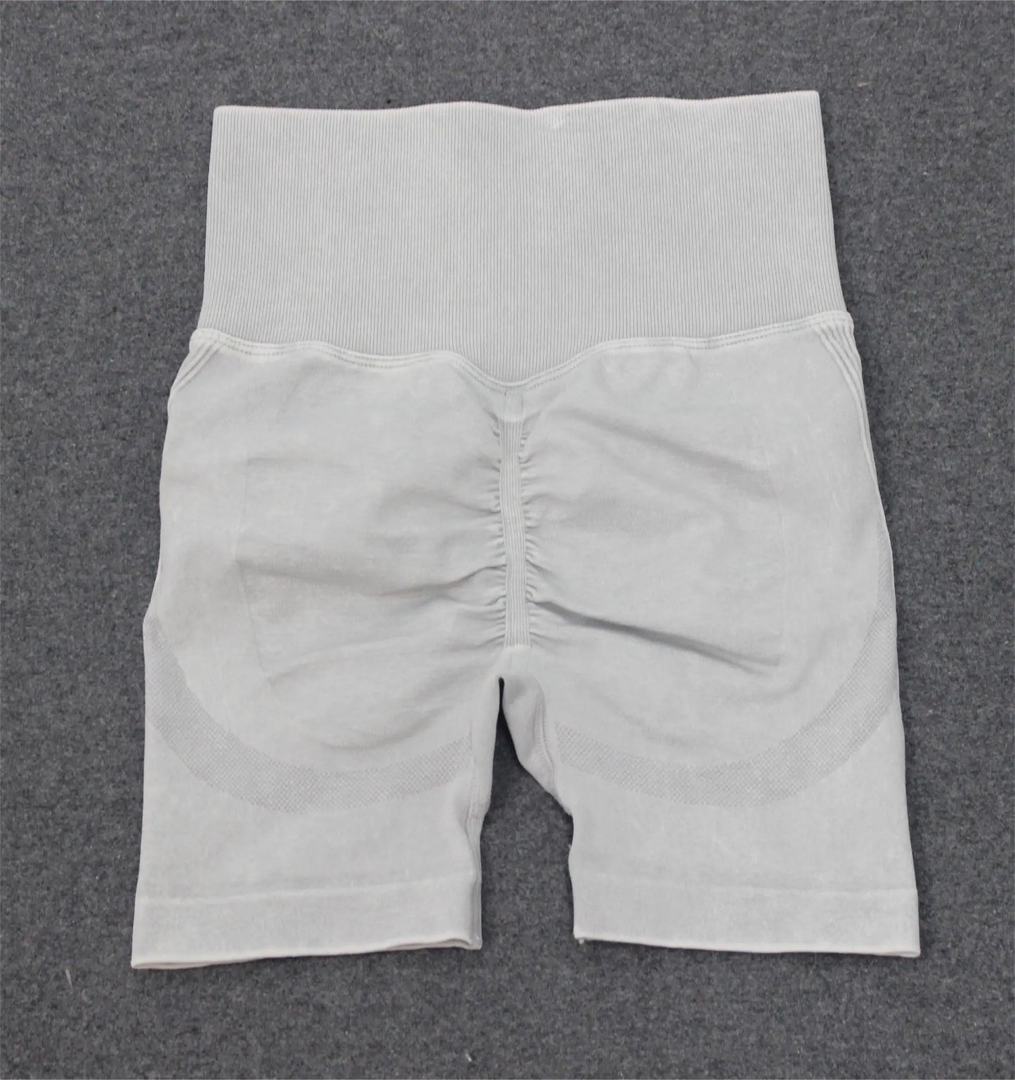 white gym shorts