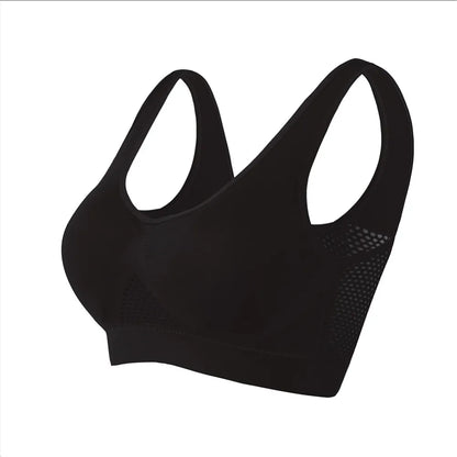 black Sports Bra