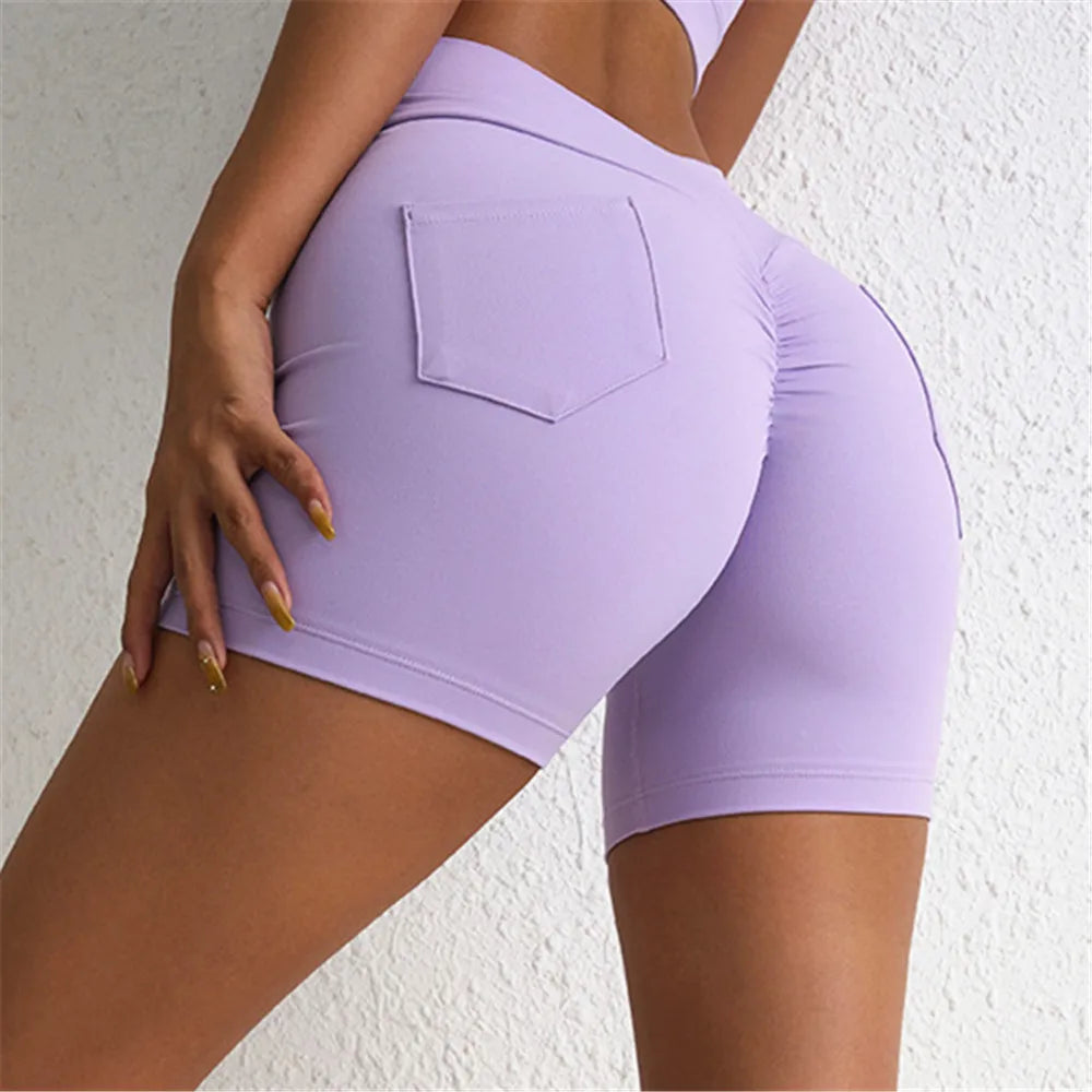 scrunch bum gym shorts