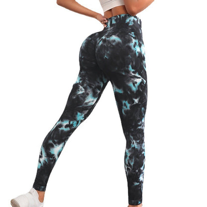 Black And Green Yoga Sports Pants